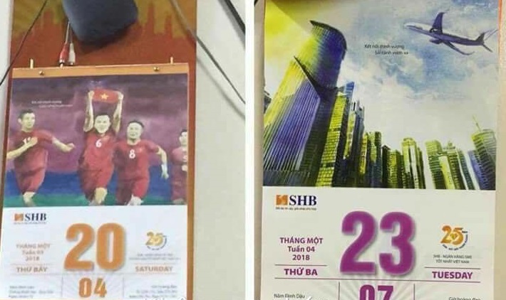 Tờ lịch tiên tri về chiến thắng của U23 VN đang lan nhanh trên mạng