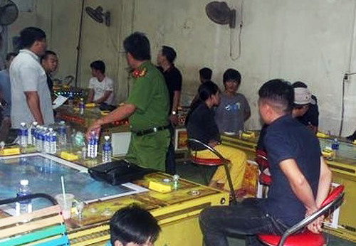 Đánh bạc bằng trò chơi bắn cá, hàng chục người bị bắt