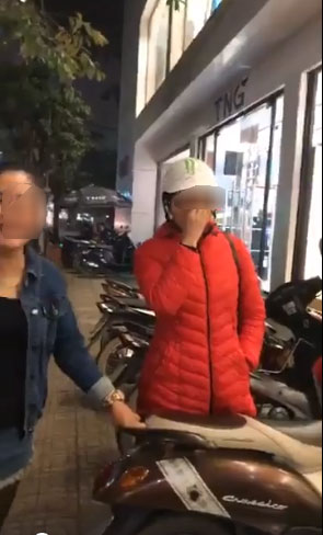 Người phụ nữ bị bắt quả tang tại trận khi ăn trộm điện thoại ở Thái Nguyên