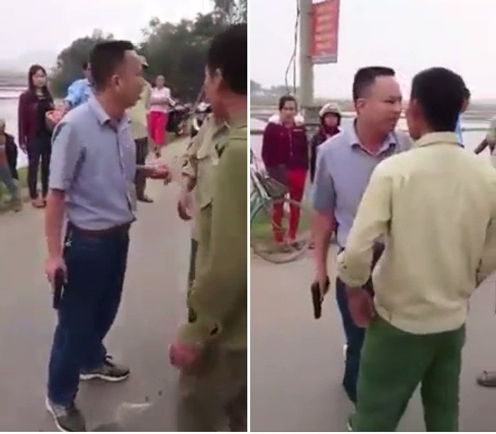 Vụ tài xế ô tô rút súng dọa dẫm người dân: Chỉ là súng bắn bi bằng nhựa?