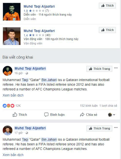 Người Việt trút giận nhầm lên Facebook giả mạo trọng tài Singapore