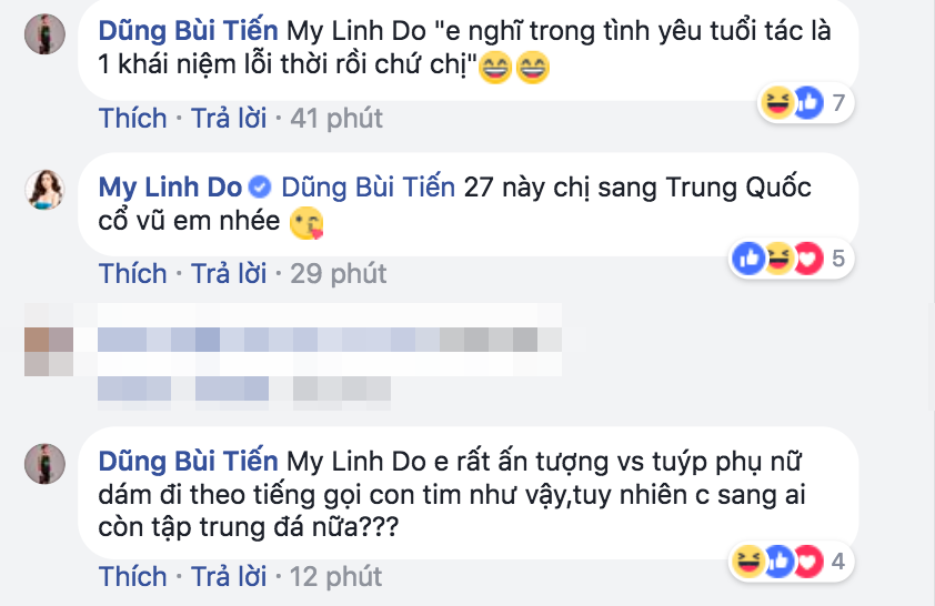 Đỗ Mỹ Linh phản hồi khi được Bùi Tiến Dũng thả thính: Chị em hết sức bình tĩnh, tôi và Dũng chưa có gì mà