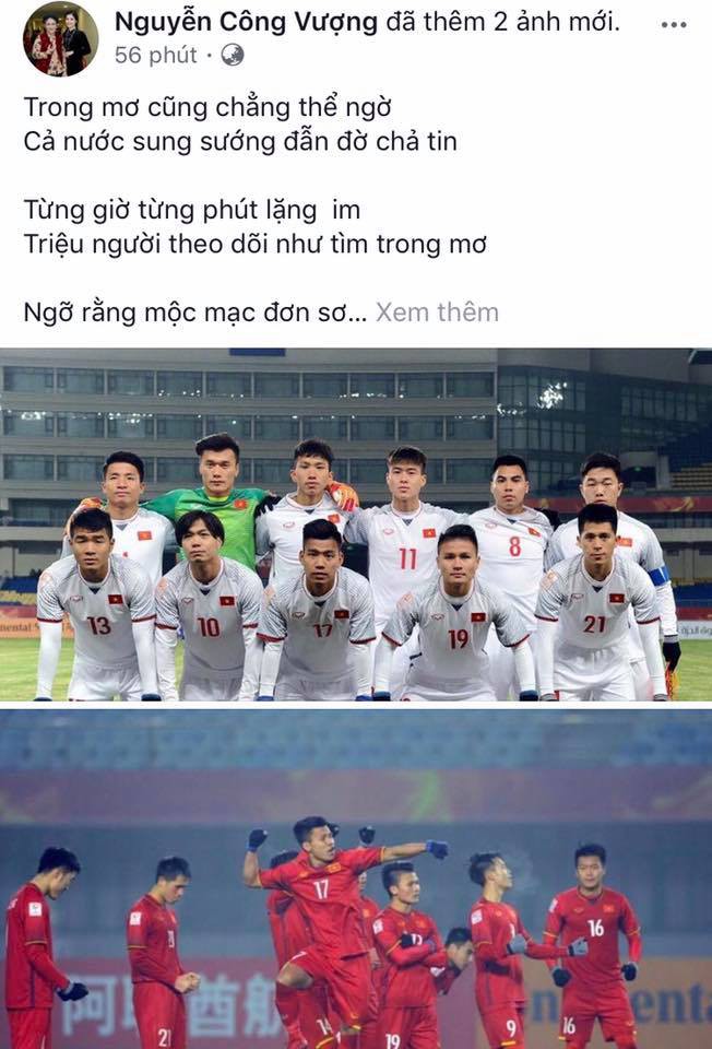 Trấn Thành hủy quay phim, MC Thành Trung cởi đồ để cổ vũ đội U23