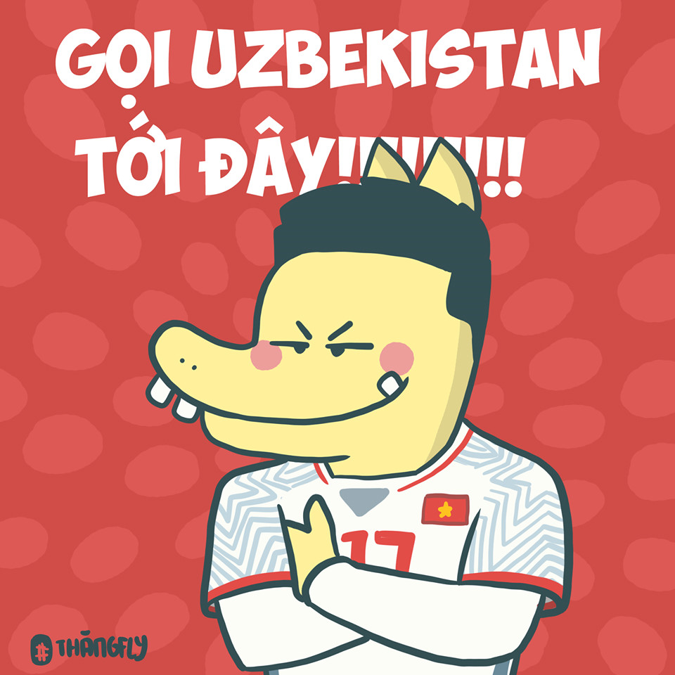 Trào lưu chế ảnh, bắt chước dáng ăn mừng của Văn Thanh U23 Việt Nam