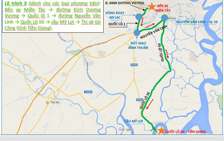 Đường về quê đón Tết Mậu Tuất tránh kẹt xe ở Sài Gòn