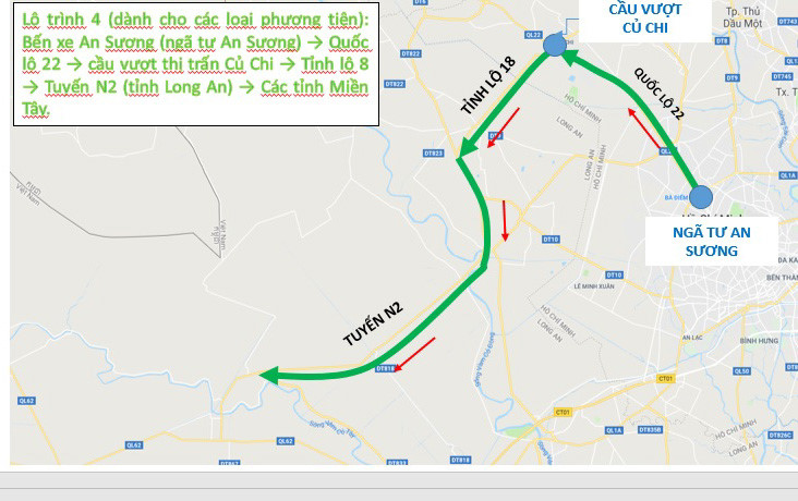 Đường về quê đón Tết Mậu Tuất tránh kẹt xe ở Sài Gòn