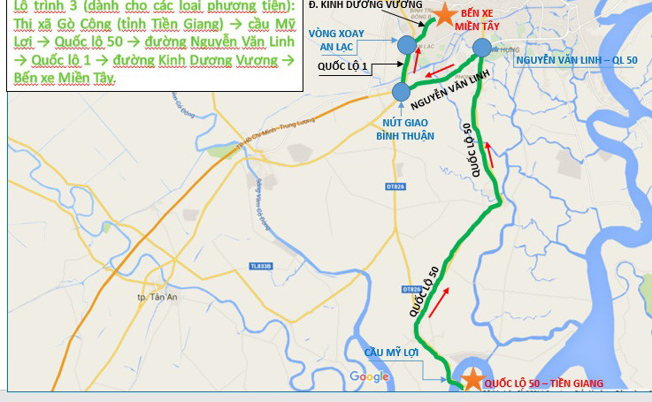 Đường về quê đón Tết Mậu Tuất tránh kẹt xe ở Sài Gòn