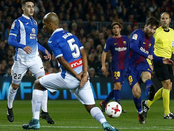 Messi ghi bàn quyết định, Barca vào bán kết Cup Nhà vua