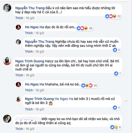 Hồ Ngọc Hà đăng lời Phật dạy đá xéo kẻ đâm sau lưng được gọi là bạn Hồ Ngọc Hà đăng lời Phật dạy đá xéo kẻ đâm sau lưng được gọi là bạn