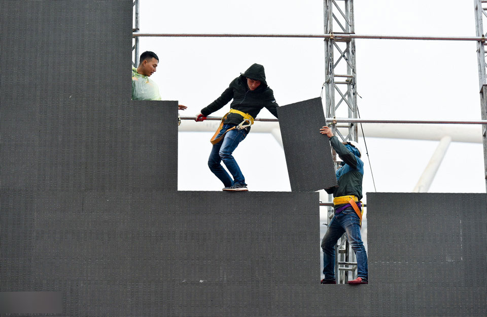 Không khí cổ vũ U23 Việt Nam nóng dần tại fanzone Mỹ Đình