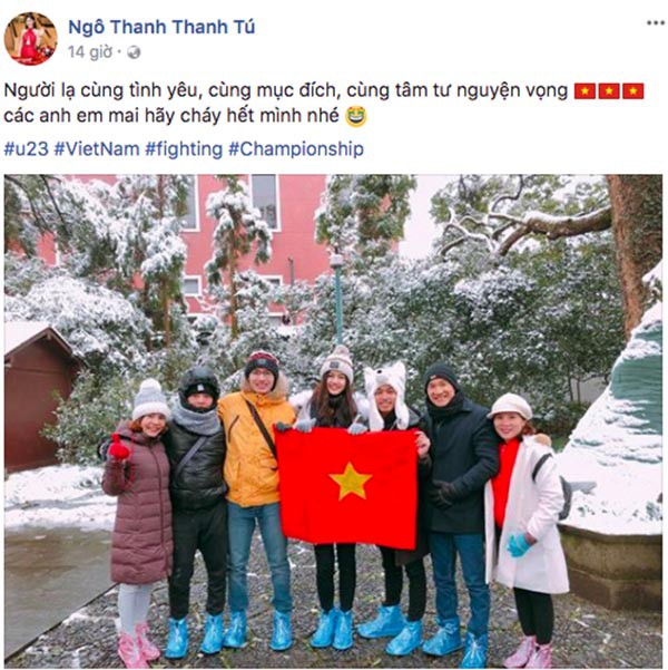 Sao Việt người bỏ show, người hào hứng sang Trung Quốc ủng hộ U23 Việt Nam