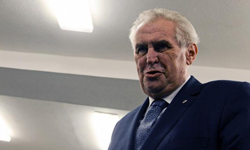 Tổng thống Czech Milos Zeman tái đắc cử