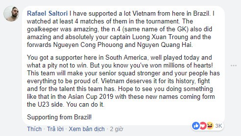 Cổ động viên Đông Nam Á: Việt Nam, các bạn không thua đâu!