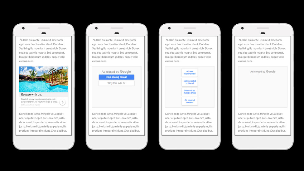Google tung công cụ giúp người dùng cắt đuôi quảng cáo gây khó chịu Google tung công cụ giúp người dùng cắt đuôi quảng cáo gây khó chịu
