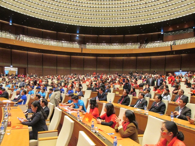 Chùm ảnh: Chủ tịch Quốc hội gặp gỡ đội tuyển U23 Việt Nam