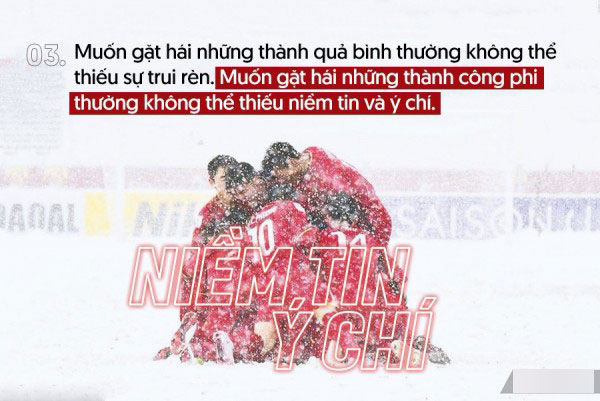 6 bài học thấm thía mà đội tuyển U23 Việt Nam đã thầm lặng gửi gắm đến người hâm mộ 6 bài học thấm thía mà đội tuyển U23 Việt Nam đã thầm lặng gửi gắm đến người hâm mộ
