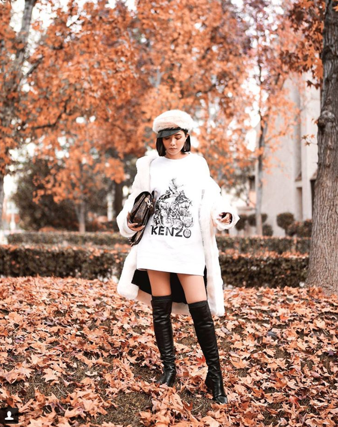 Dạo một vòng xem các quý cô Châu Á lên đồ thế nào trong những ngày trời chuyển lạnh