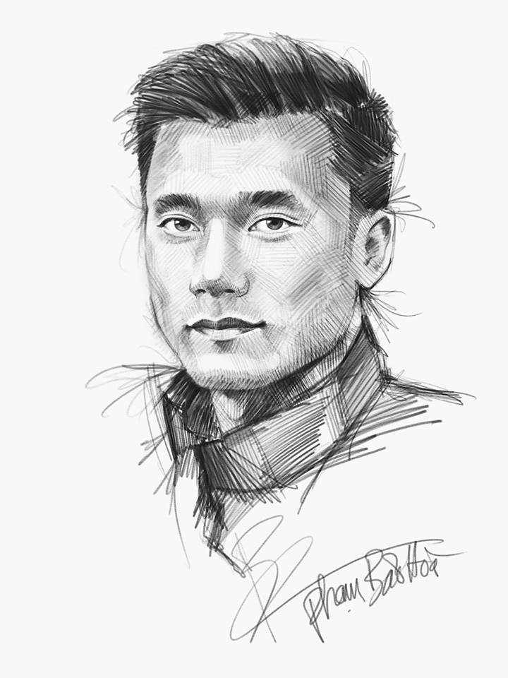 Trọn bộ tranh ký họa dàn cầu thủ cực phẩm U23 Việt Nam