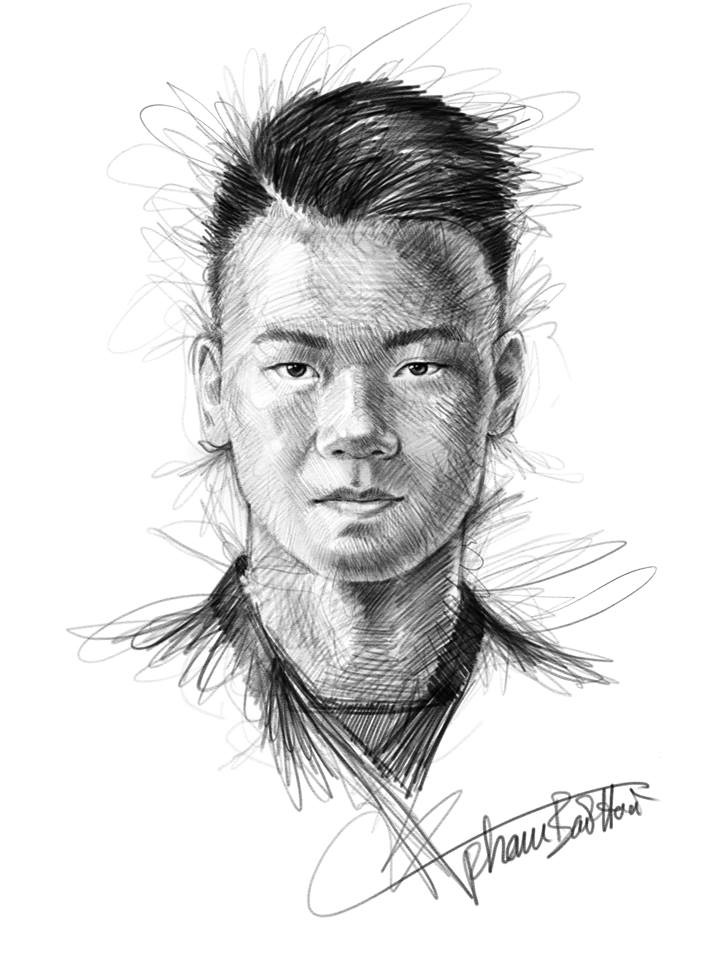 Trọn bộ tranh ký họa dàn cầu thủ cực phẩm U23 Việt Nam