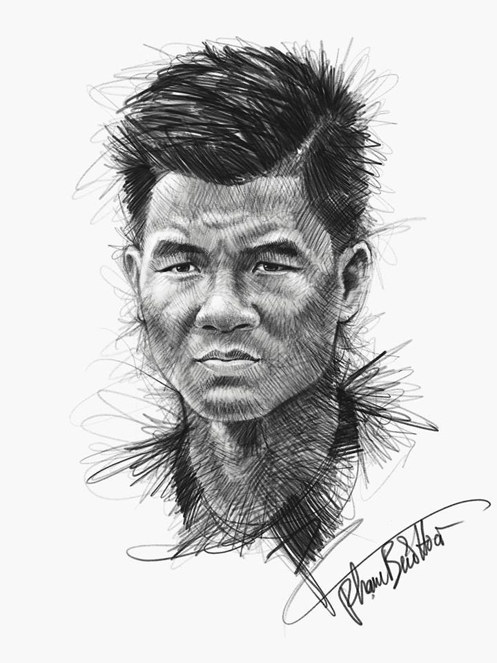 Trọn bộ tranh ký họa dàn cầu thủ cực phẩm U23 Việt Nam