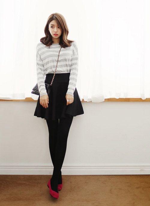 10 cách phối đồ cùng legging đen giúp chị em tự tin xuống phố!