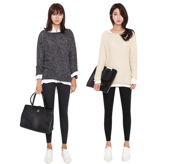 10 cách phối đồ cùng legging đen giúp chị em tự tin xuống phố!