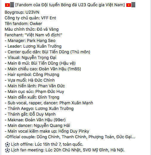 Loạt biệt danh, từ mới xuất hiện sau thành công của U23 Việt Nam