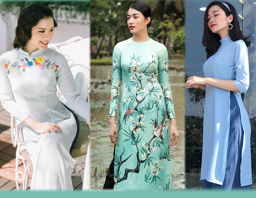 Mua áo dài diện Tết, chị em đừng bỏ qua 3 gam màu hút may mắn này!