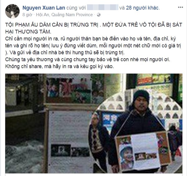 Dàn sao Việt đồng lòng kêu gọi xin chữ ký, đòi lại công bằng cho bé Nhật Linh