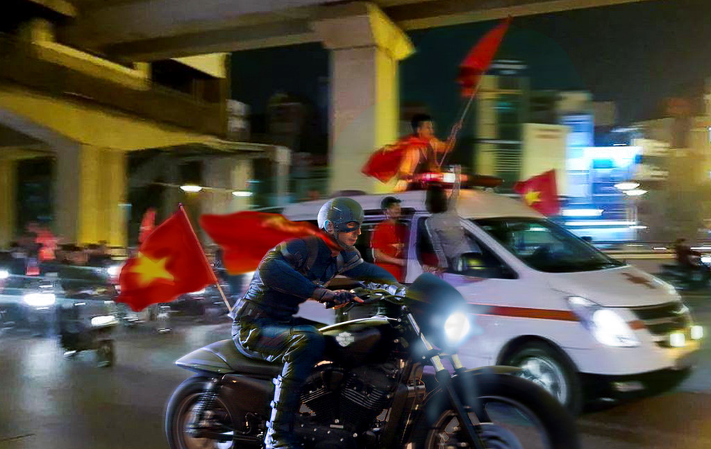 Giới trẻ chế ảnh biệt đội Avengers trước thềm năm mới