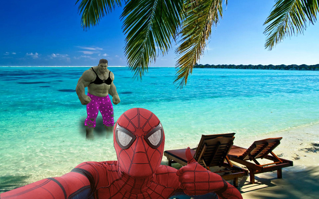 Giới trẻ chế ảnh biệt đội Avengers trước thềm năm mới