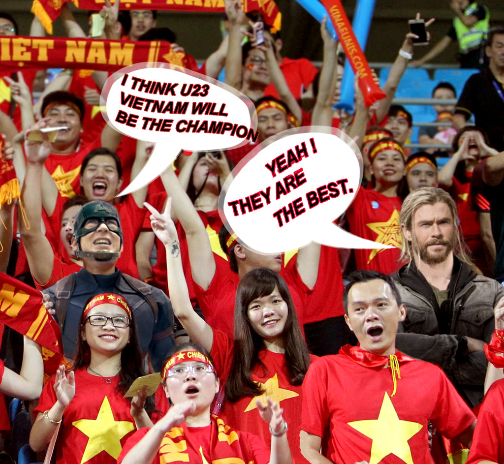 Giới trẻ chế ảnh biệt đội Avengers trước thềm năm mới