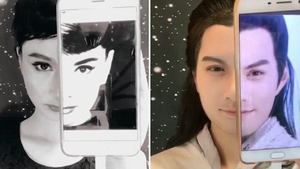 Cô gái Trung Quốc nổi như cồn nhờ tài hoá trang y như thật