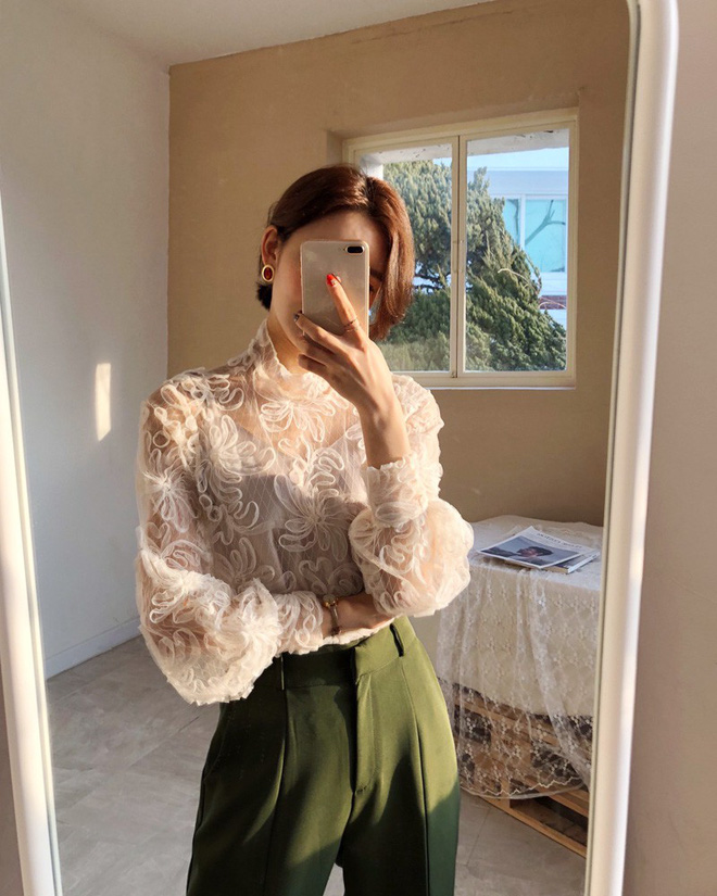 Áo voan và ren sẽ là cạ cứng của các nàng bánh bèo trong dịp Tết sắp tới Áo voan và ren sẽ là cạ cứng của các nàng bánh bèo trong dịp Tết sắp tới