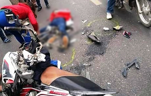 Hai người nước ngoài tử vong sau cú tông của xe khách