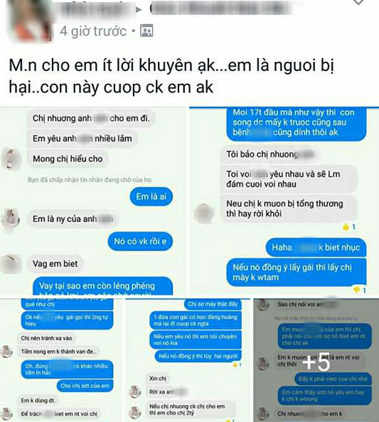 Chị em bàn tán xôn xao vụ bồ nhí nhắn tin cho vợ, ngã giá 2 tỷ để chị ơi nhường chồng cho em