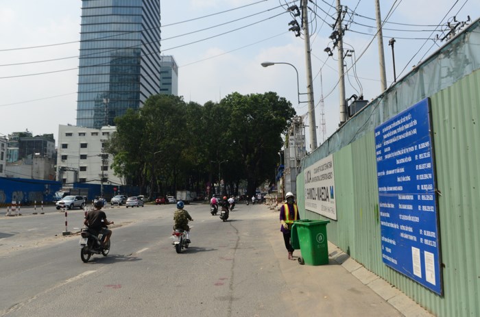 Đường Tôn Đức Thắng thay đổi bất ngờ sau khi hàng cổ thụ bị đốn hạ