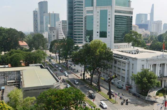 Đường Tôn Đức Thắng thay đổi bất ngờ sau khi hàng cổ thụ bị đốn hạ