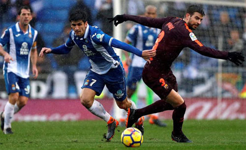 Messi đá dự bị, Barca đứt mạch thắng tại La Liga