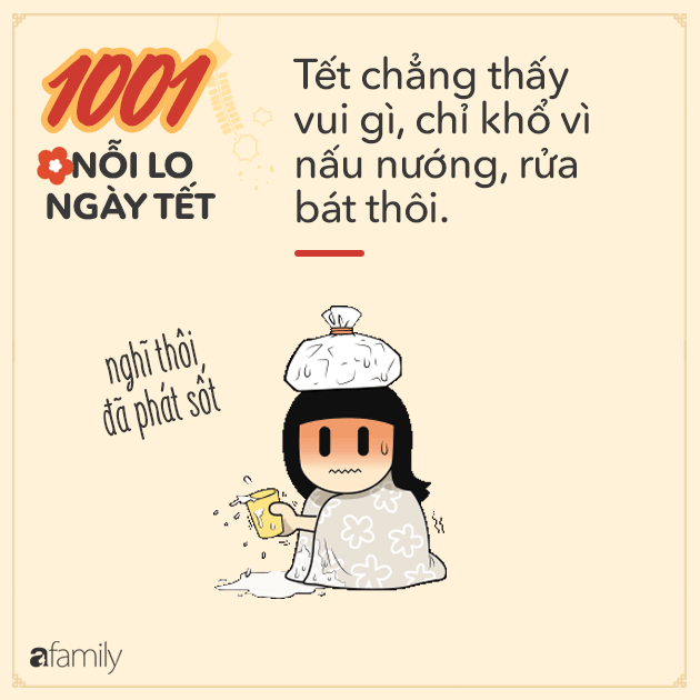 Tết đã đến rất gần rồi, ai vui thì vui, hội chị em chỉ thấy 1001 nỗi âu lo