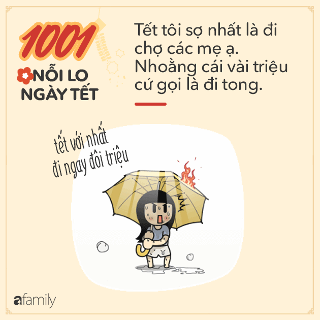 Tết đã đến rất gần rồi, ai vui thì vui, hội chị em chỉ thấy 1001 nỗi âu lo