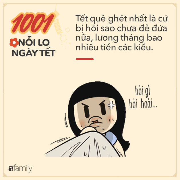 Tết đã đến rất gần rồi, ai vui thì vui, hội chị em chỉ thấy 1001 nỗi âu lo