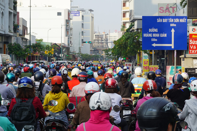 Ùn tắc trùng trùng, lớp lớp những ngày cận Tết