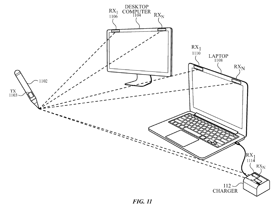 Bằng sáng chế mới của Apple tiết lộ một chiếc bút cảm ứng có thể vẽ giữa không khí Bằng sáng chế mới của Apple tiết lộ một chiếc bút cảm ứng có thể vẽ giữa không khí