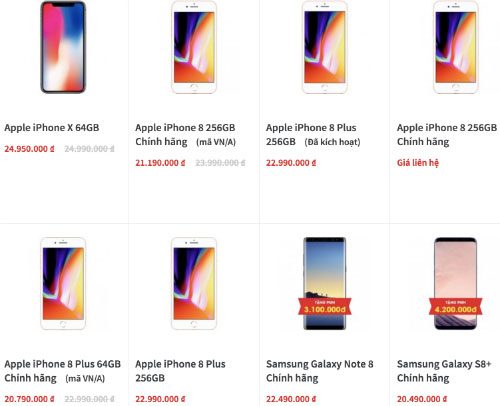 Smartphone cao cấp đua giảm giá trước Tết Smartphone cao cấp đua giảm giá trước Tết