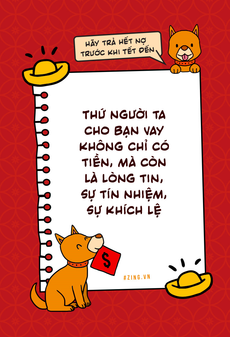 Cuối năm rồi, hãy trả hết nợ trước khi Tết đến