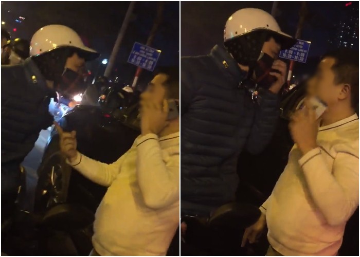 Nam thanh niên đi ô tô đâm cô gái ngã xe rồi lên giọng chửi bới, thấy chuyện bất bình soái ca xe máy liền dạy cho bài học