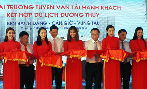 Tàu cao tốc Sài Gòn - Cần Giờ - Vũng Tàu bắt đầu hoạt động