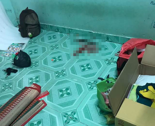 Nghi án người phụ nữ bị chém gục trong nhà trọ ngày 26 Tết