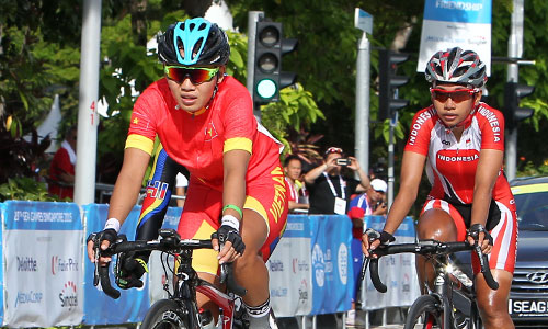 Nguyễn Thị Thật giành HC vàng xe đạp châu Á